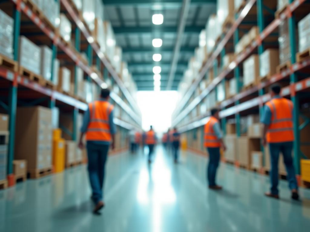 Nowoczesny magazyn XPD FITNESS SP Z O O w Warszawie